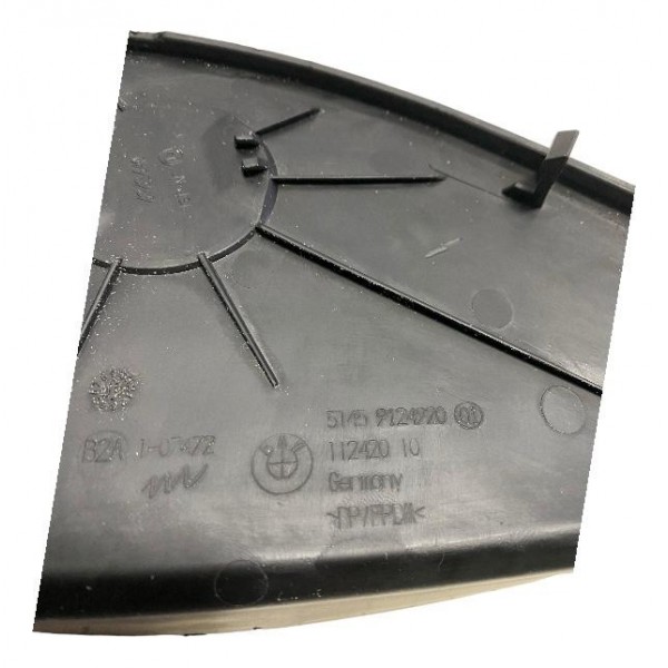 Acabamento Painel Bmw 118i 120i Moldura Direita 2010 Preto