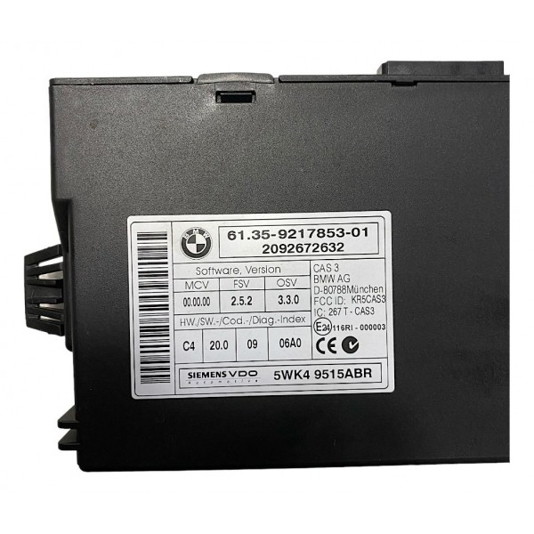 Módulo Ecu Bmw 118i 2.0 16v 2010 921785301