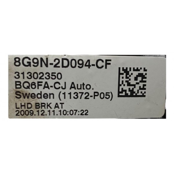 Pedal De Freio Volvo Xc60 T6 3.0 2010 Original 31302350