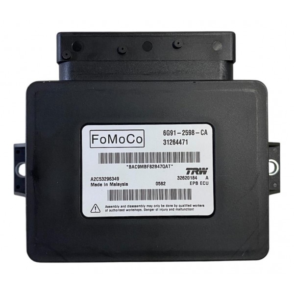 Módulo Freio De Mão Volvo Xc60 2010 T6 3.0  6g912598ca