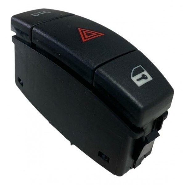 Botão Comando Pisca Alerta Bmw 118i 120i 2010 694560303 Preto