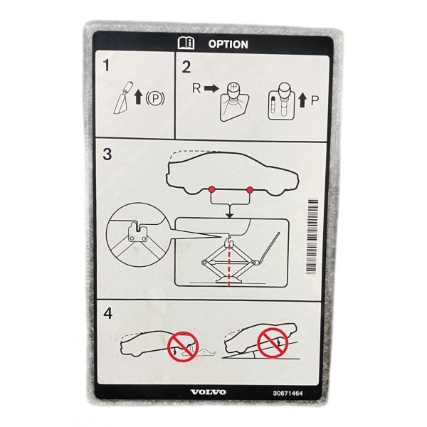Tampão Step Original Volvo Xc60 2010 T6 0066623 Preto