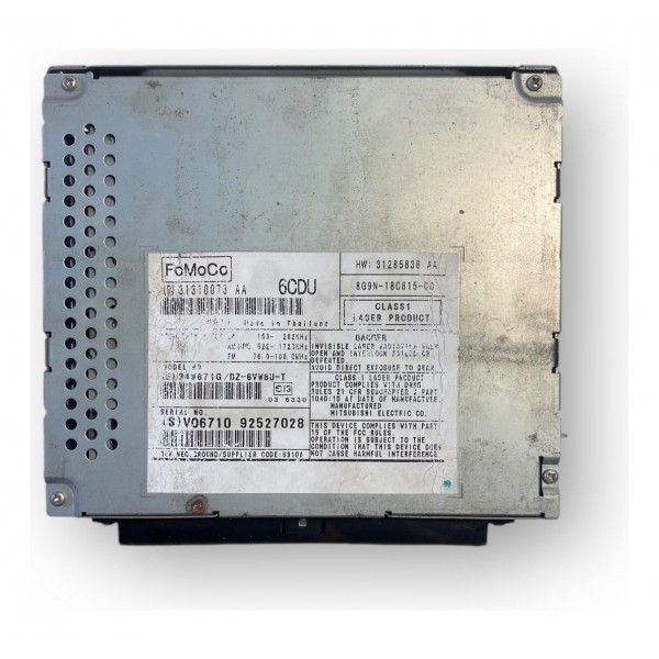 Modulo Radio Som Cd Player Volvo Xc60 2010 T6 31310073aa