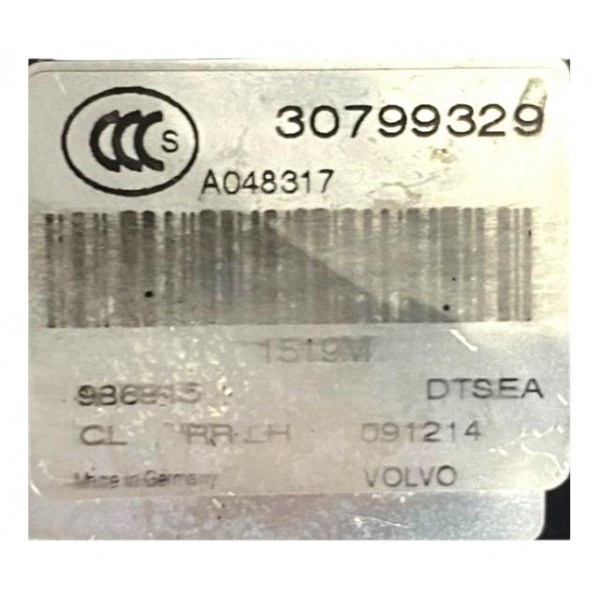 Fechadura Trava Volvo Xc60 T6 Traseira Esquerda 2010