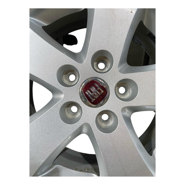 Roda Aro 17 225 65 C Pneu Fiat Freemont 2.4 Original Preto E Cromado