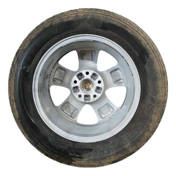 Roda Aro 17 225 65 C Pneu Fiat Freemont 2.4 Original Preto E Cromado