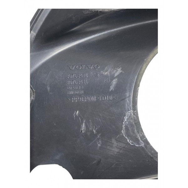 Grade Farol De Milha Volvo Xc60 Direito 2010 30763418 Orig Preto Direito