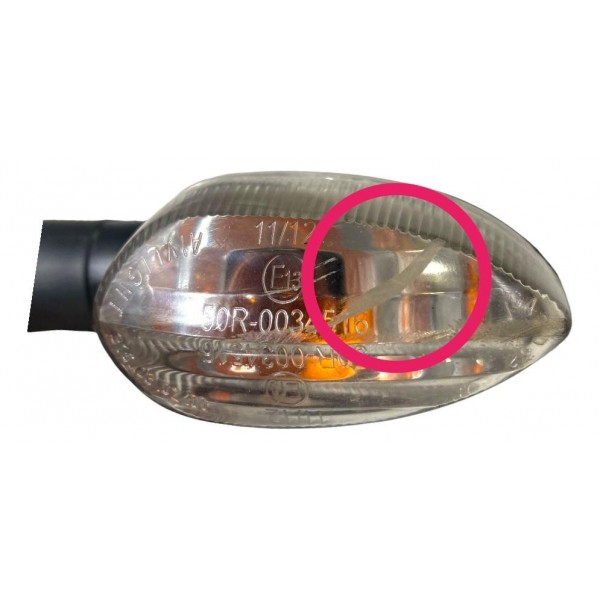 Pisca Seta Cristal Fazer 250 2011 2018 Original Yamaha Transparente