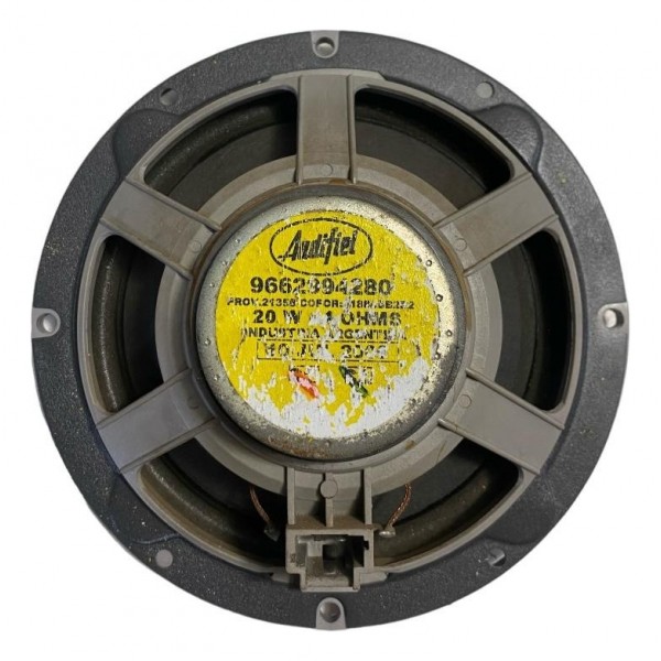 Alto Falante Porta Citroen C4 Pallas 2008 A 2012 9662994280 Preto