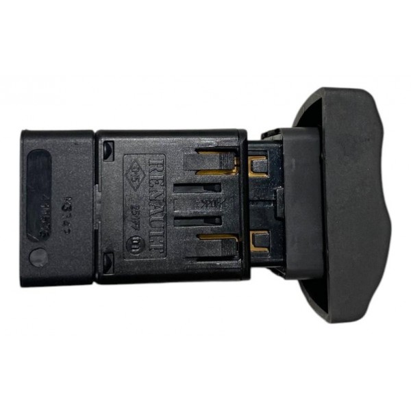 Botão Comando Pisca Alerta Renault Scenic 2004 2005 2006 Preto
