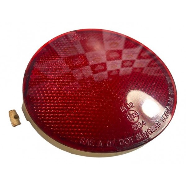 Refletor Olho Gato Gm Captiva Traseiro Esquerdo 2008 2015 Vermelho