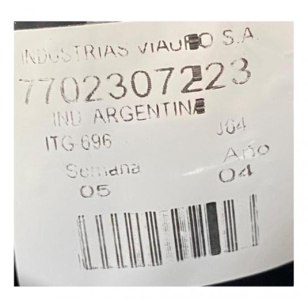 Pedaleira Freio / Embreagem Renault Scenic 2004 7702307223