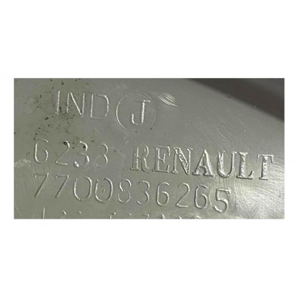 Moldura Interna Porta Scenic Traseira Direita 2004 Original Cinza-escuro