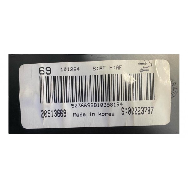 Painel De Instrumentos Gm Captiva 2008 A 2011 20913669 Preto