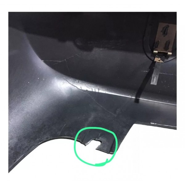 Spoiler Parachoque Chevrolet Zafira Elite Traseiro 2001 12 Prateado