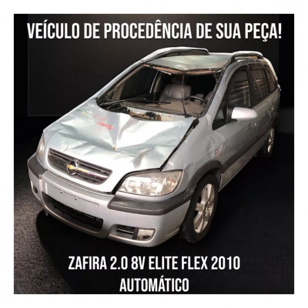 Spoiler Parachoque Chevrolet Zafira Elite Traseiro 2001 12 Prateado