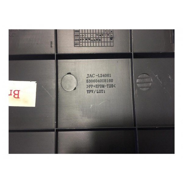 Acabamento Inferior Painel Jac J3 Esquerdo 2010 2012 Preto Liso