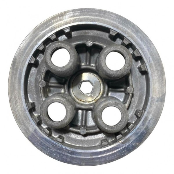 Tampa Platô Embreagem Yamaha Fazer 150 Factor 125 150 Dannix Prateado