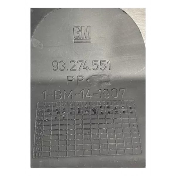 Acabamento Soleira Tampa Astra Traseira 2005 2011 93274551 Preto