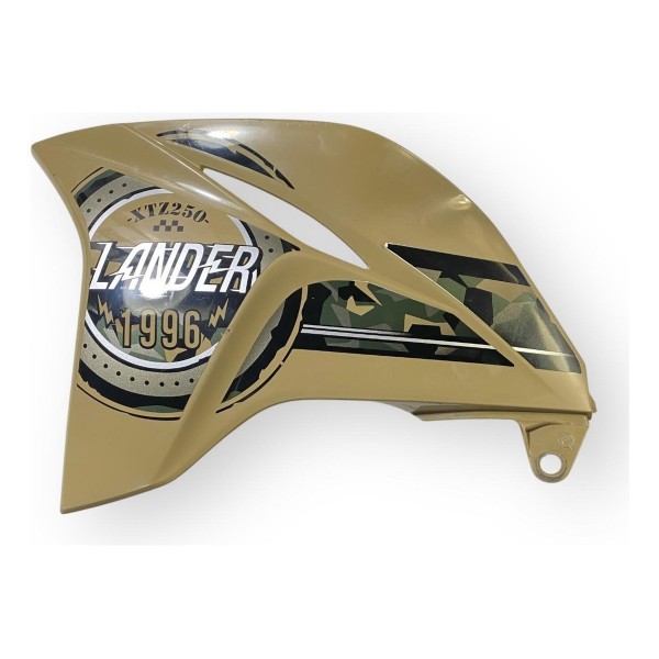 Carenagem Xtz 250 Lander Lat Inf Aba Tanque Esquerdo Ocre