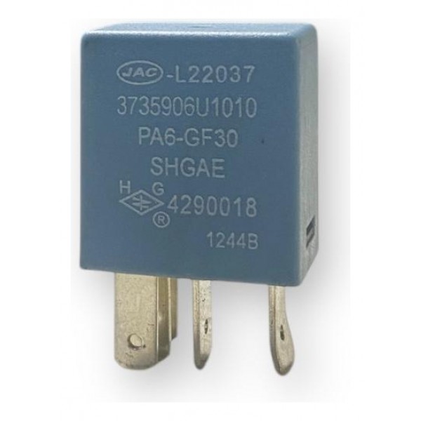 Relê Auxiliar 5 Pino Jac J3 1.5 2013 Original 16v