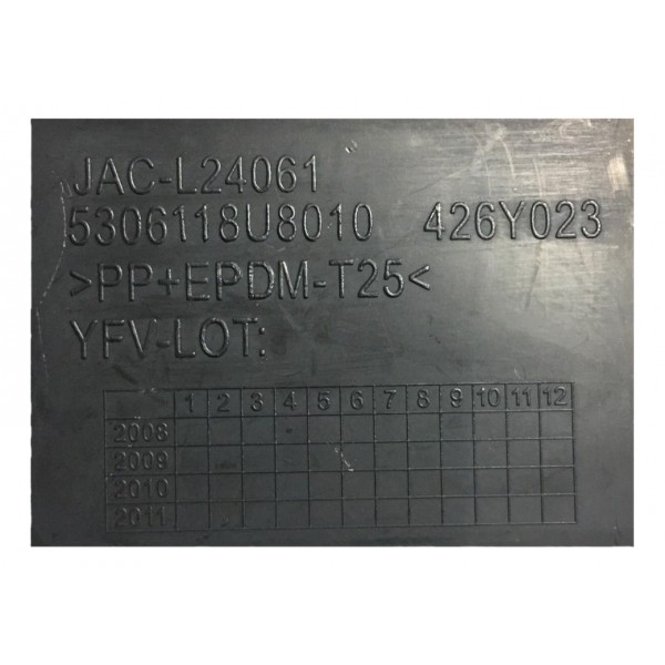 Acabamento Gaveta Porta Luva Jac J3 1.4 11 2012 5306118u8010