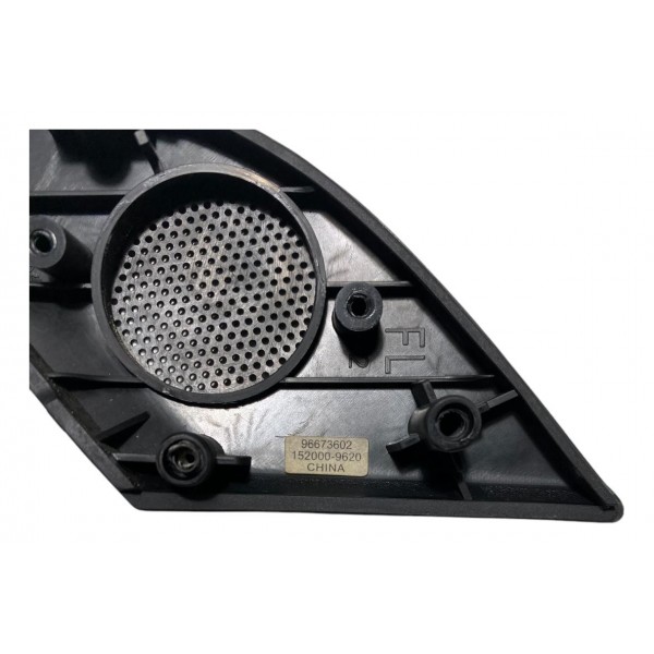 Acabamento Alto Falante Captiva Dianteiro Esquerdo 2008 2011 Preto