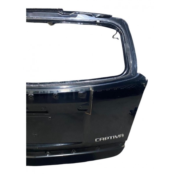 Tampa Porta Malas Chevrolet Gm Captiva 2010 2013 Preto