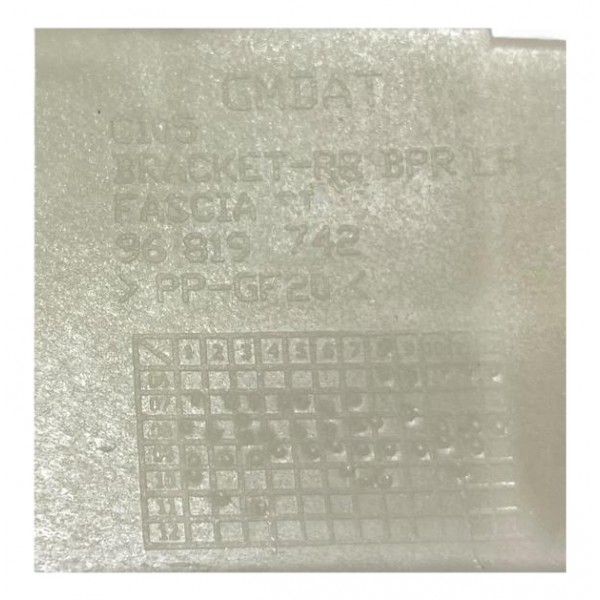 Guia Parachoque Gm Captiva Traseiro Esquerdo 2009 2014