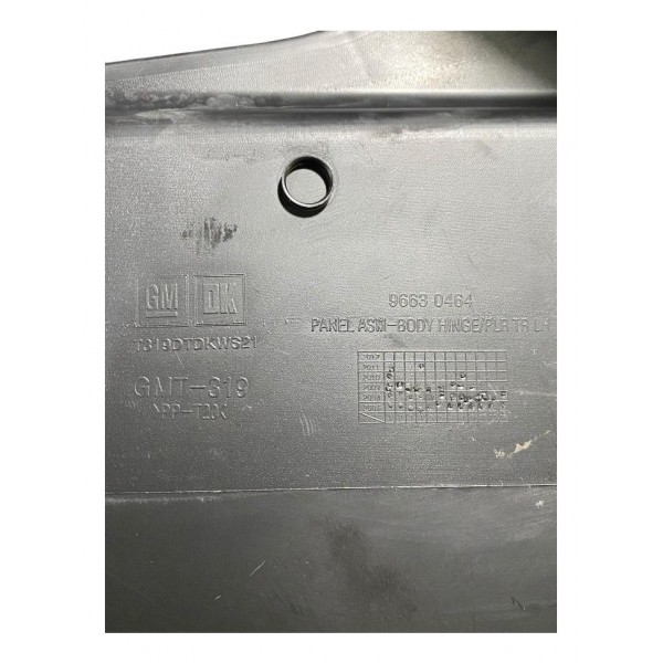 Acabamento Soleira Coluna Gm Captiva Dianteira Esquerda Preto