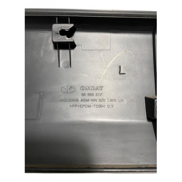 Acabamento Friso Porta Gm Captiva Traseira Esquerda 2008 15 Preto