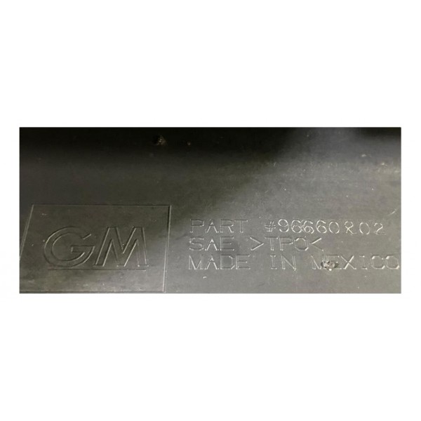 Spoiler Lateral Chevrolet Captiva Direito 2009 2011 45102932 Preto