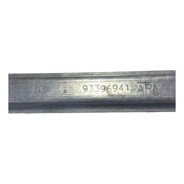 Trilho Guia Vidro Porta Chevrolet Zafira Dianteira Esquerda Prateado