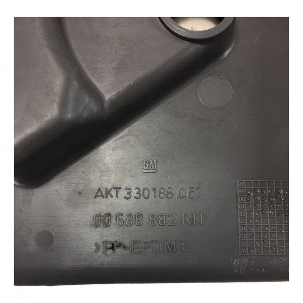 Acabamento Lateral Banco Gm Zafira Dianteiro Direito Cinza-escuro