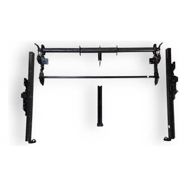 Trilho Banco Chevrolet Gm Zafira Traseiro 2001 A 2012 Preto