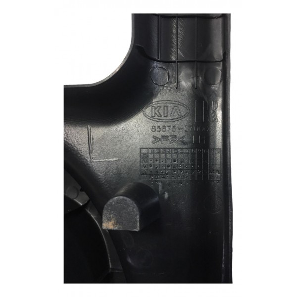 Acabamento Soleira Porta Kia Picanto Traseira Esquerda 2010 Cinza-escuro