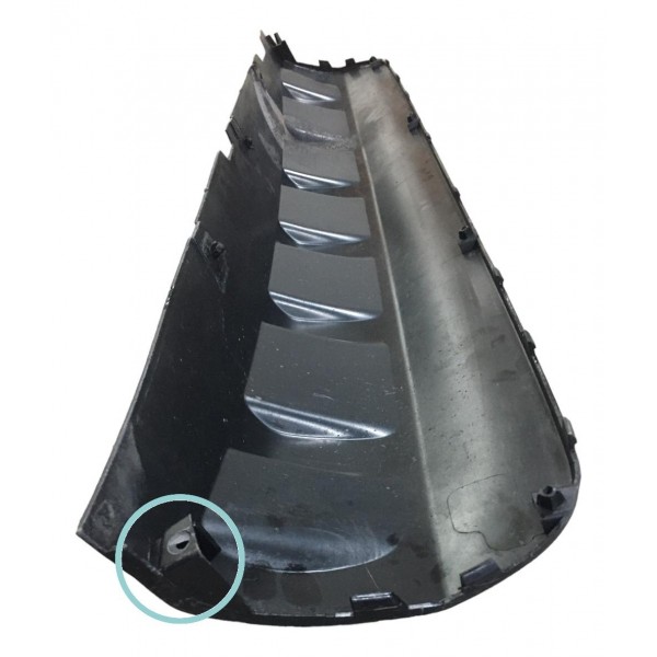 Moldura Parachoque Kia Picanto Traseiro 2007 2010 8661207750