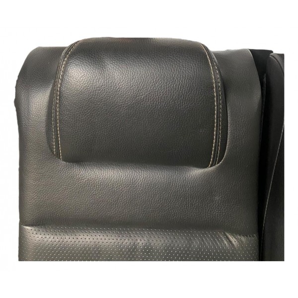 Encosto Banco Ford Fusion Traseiro De Couro 2008 Original Preto