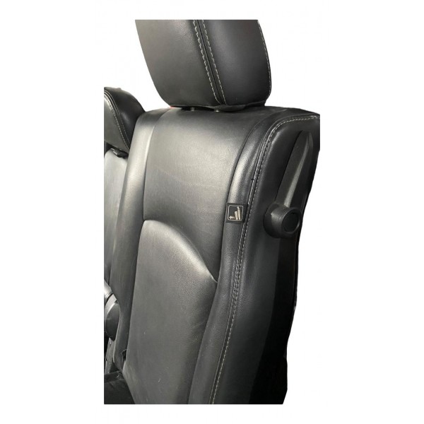 Jogo Banco Couro Preto Fiat Freemont 2011 2016 Original Preto