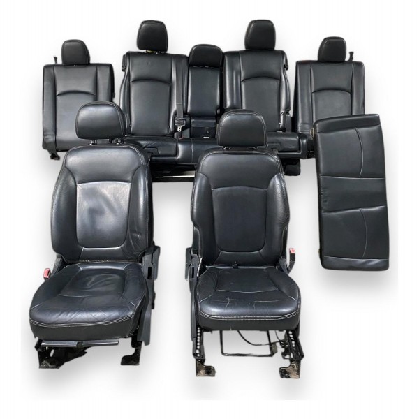 Jogo Banco Couro Fiat Freemont 2011 2016 Original Preto