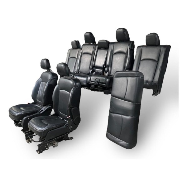 Jogo Banco Couro Fiat Freemont 2011 2016 Original Preto