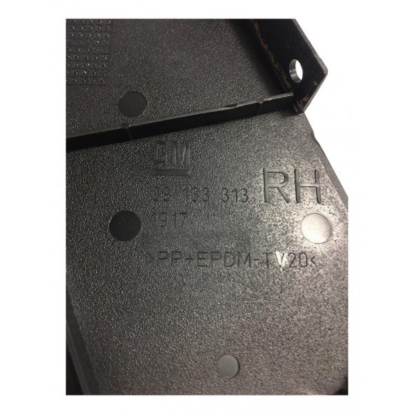 Moldura Lateral Banco Chevrolet Zafira Dianteiro Esquerdo Preto