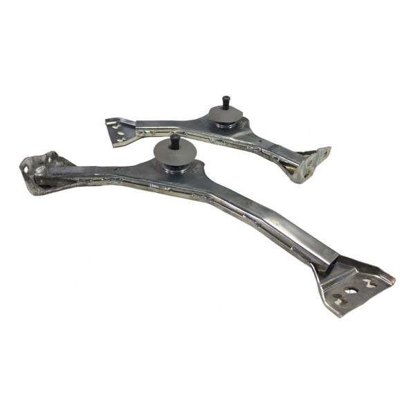 Par Suporte Batente Encosto Trava Banco Chevrolet Zafira  Cromado