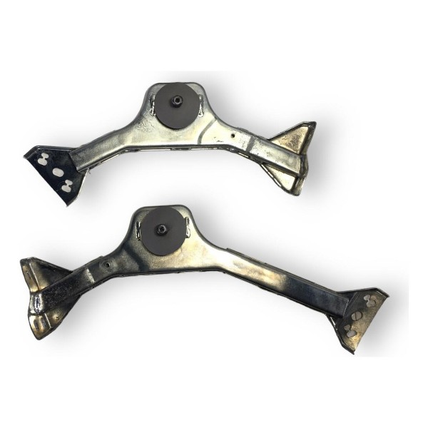 Par Suporte Batente Encosto Trava Banco Chevrolet Zafira  Cromado