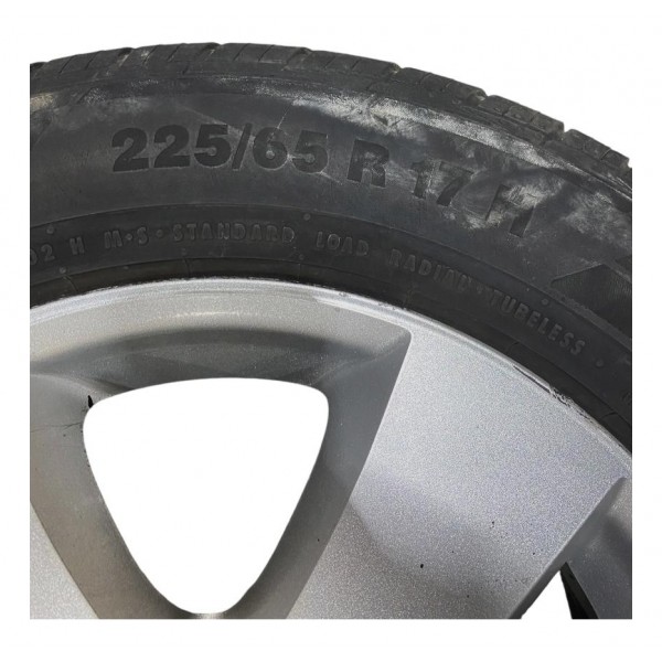 Roda Aro 17 C/ Pneu 225 / 65  Fiat Freemont / Dodge Journey Prateado