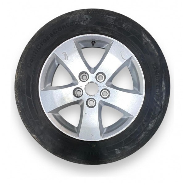 Roda Aro 17 C/ Pneu 225 / 65  Fiat Freemont / Dodge Journey Prateado