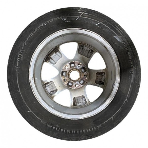 Roda Aro 17 C/ Pneu 225 / 65  Fiat Freemont / Dodge Journey Prateado