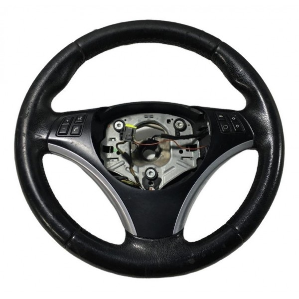 Volante Direção Couro C/ Comando Original Bmw X1 2010 / 2015