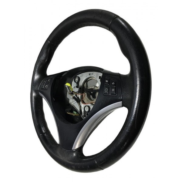 Volante Direção Couro C/ Comando Original Bmw X1 2010 / 2015