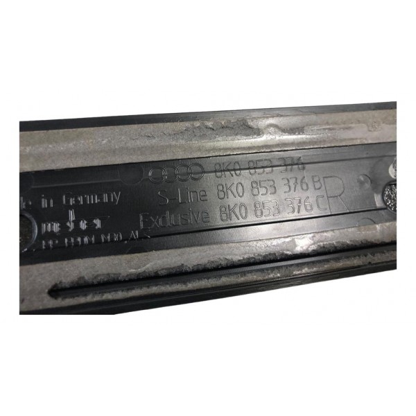 Soleira Porta Audi A4 Traseira Direita 2009 2014 8k0853376 Preto